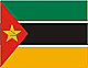 Nationalflagge Mosambik